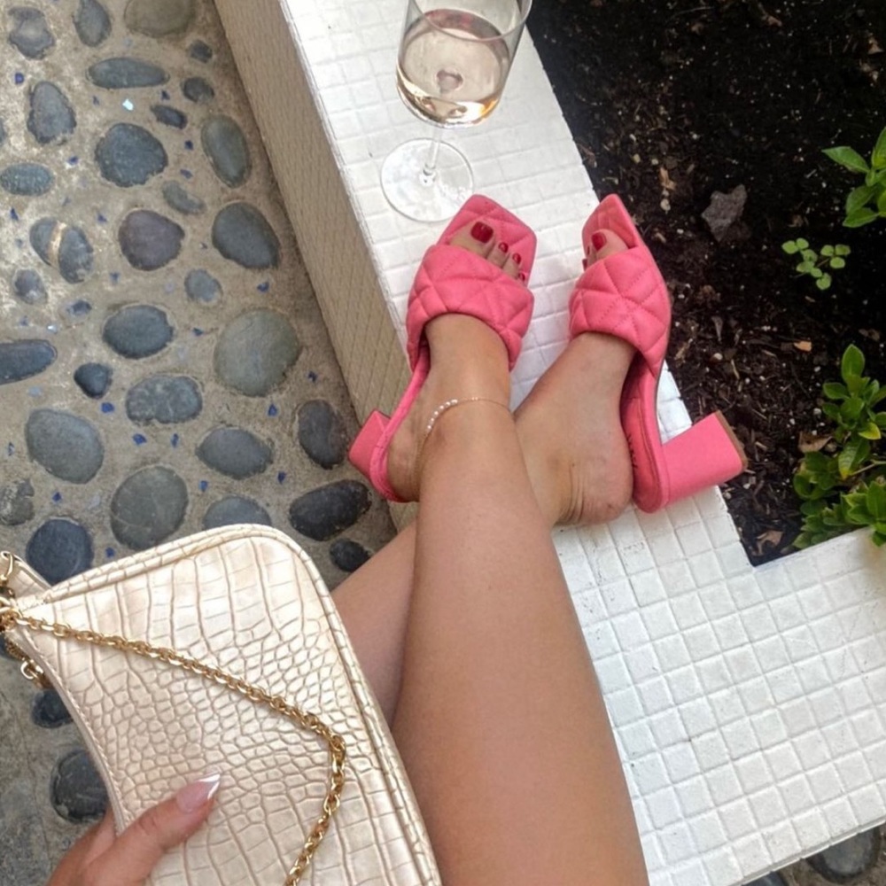 Pink Zara Mules